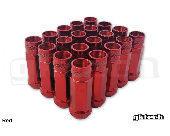 Gktech Red Open Ended Wheel Nuts