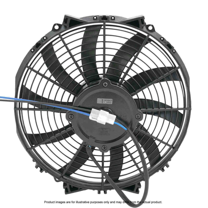 FAN 8" 12V 130 WATT MARADYNE SKEW BLADE REVERSIBLE - 450CFM