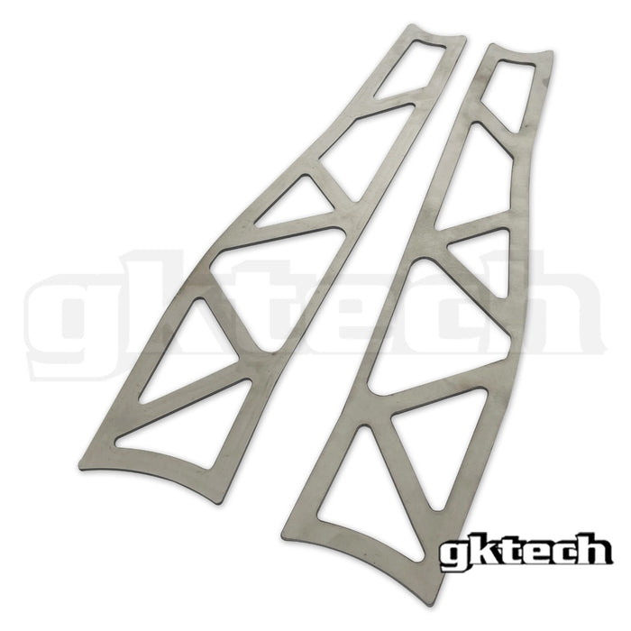 Gktech S/R CHASSIS (RWD) FRONT LCA WELD IN REINFORCEMENT PLATES