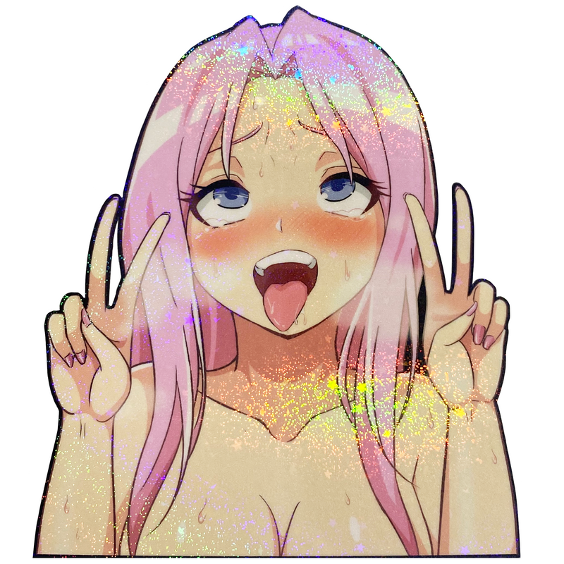 Senpai Sparkle Peeker Decal