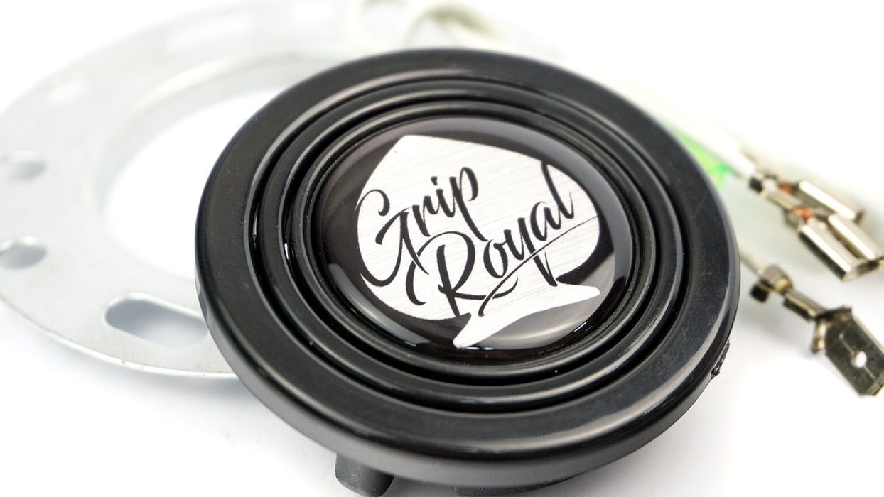 Grip Royal Spade Silver Horn Button
