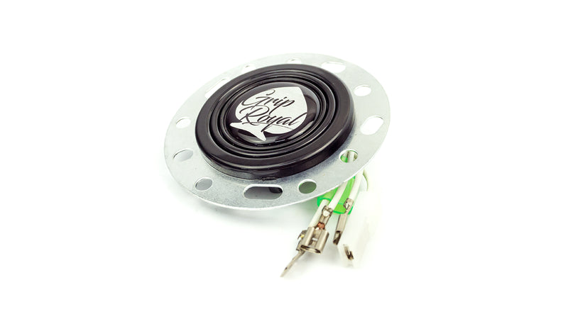 Grip Royal Spade Silver Horn Button