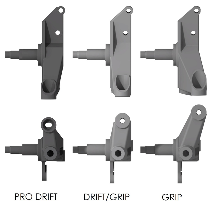 S-CHASSIS FRONT DROP KNUCKLES - V4 Pro Drift S13