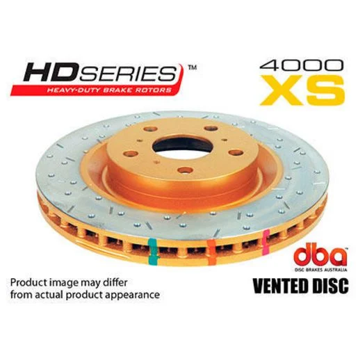 Toyota Landcruiser 80 Series 311mm Front Brake Rotor - DBA 4000 Cross Drilled & Slotted DBA4784XS