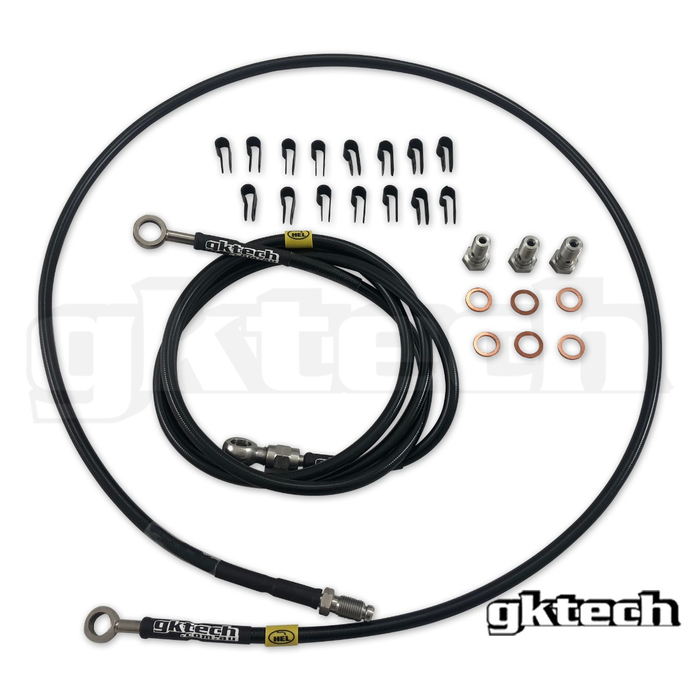 Gktech Hydraulic Handbrake Inline Braided Brake Hose Kit