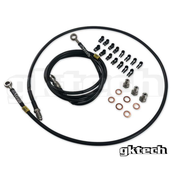 Gktech Hydraulic Handbrake Inline Braided Brake Hose Kit