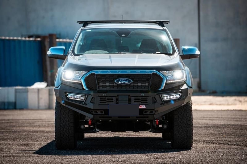 MCC Pegasus 909-01 No Loop Premium Aluminum Winch Bar Ford Ranger Next Gen 2022+