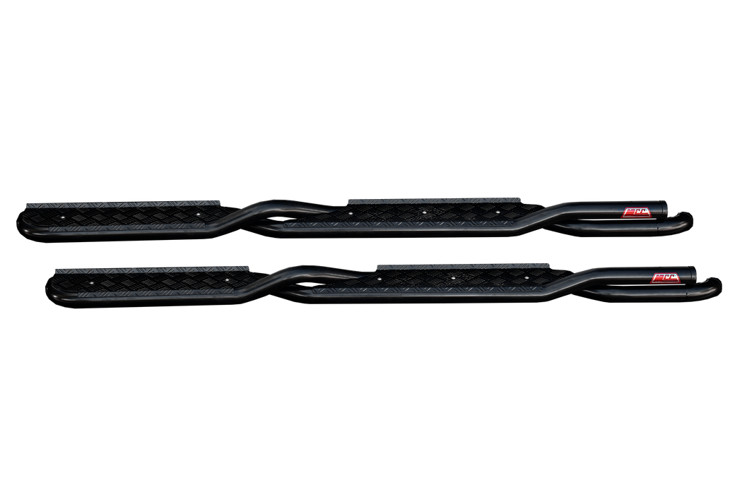 MCC Premium 030-09TW Twist Tube Side Steps Satin Black for Ford Ranger PX Series 2012-2022 / BT50 2012-2020