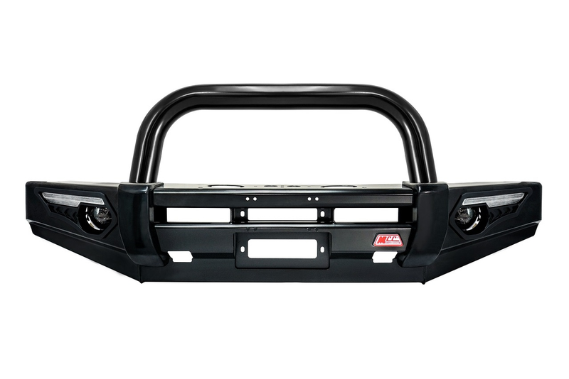 MCC Phoenix 808-01 Single Black Loop Winch Bar for Ford Everest + Ranger PX2 / PX3
