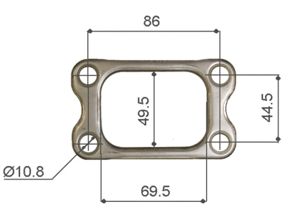T3 Turbo Inlet Gasket - Permaseal MLSR