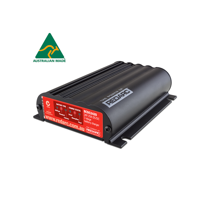 Redarc DC DC BAttery Charger 24V 20A - BCDC2420