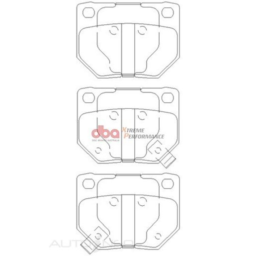 Nissan Skyline Rear Brake Pads - DBA Xtreme Performance DB1220XP