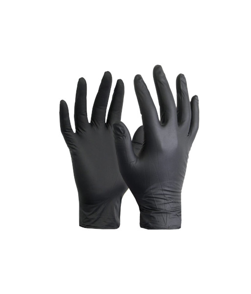 Black Nitrile Gloves (Large)