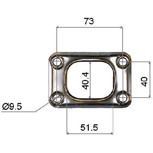 T2 Turbo Inlet Gasket - Permaseal MLSR