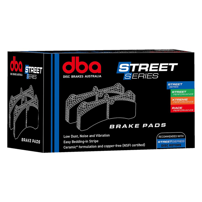 Audi RS4 B8 Rear Brake Pads - DBA Street Series DB15101SS